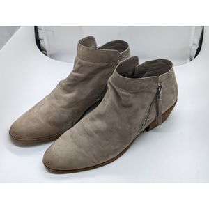 Sam Edelman Women's Packer Bootie Ankle Boots Leather Suede Size 12
